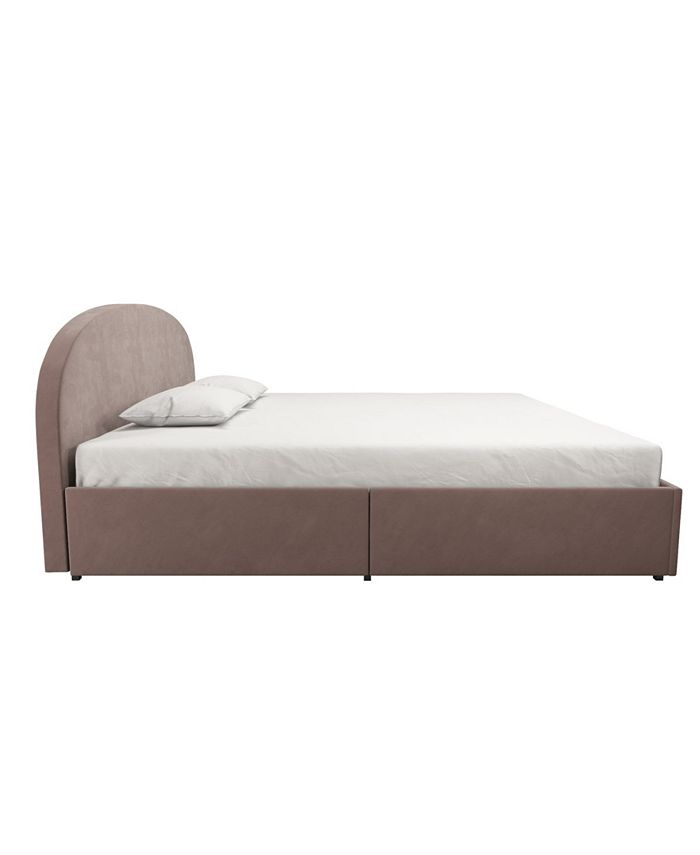 Mr. Kate Moon Upholstered Bed with Storage, King Macy's