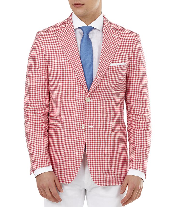 Mens gingham sport coat online