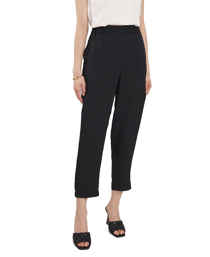 Pantalon Vince Camuto Femme - Pull-on Crepe Ponte - Fente Devant - Rich Black Taille 14