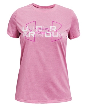 Under Armour Big Girls Bubble Tech Graphic Short Sleeve Tee
