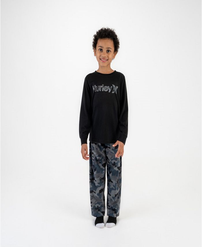 Hurley Big Boys Pajama Top and Pant Set Macy's