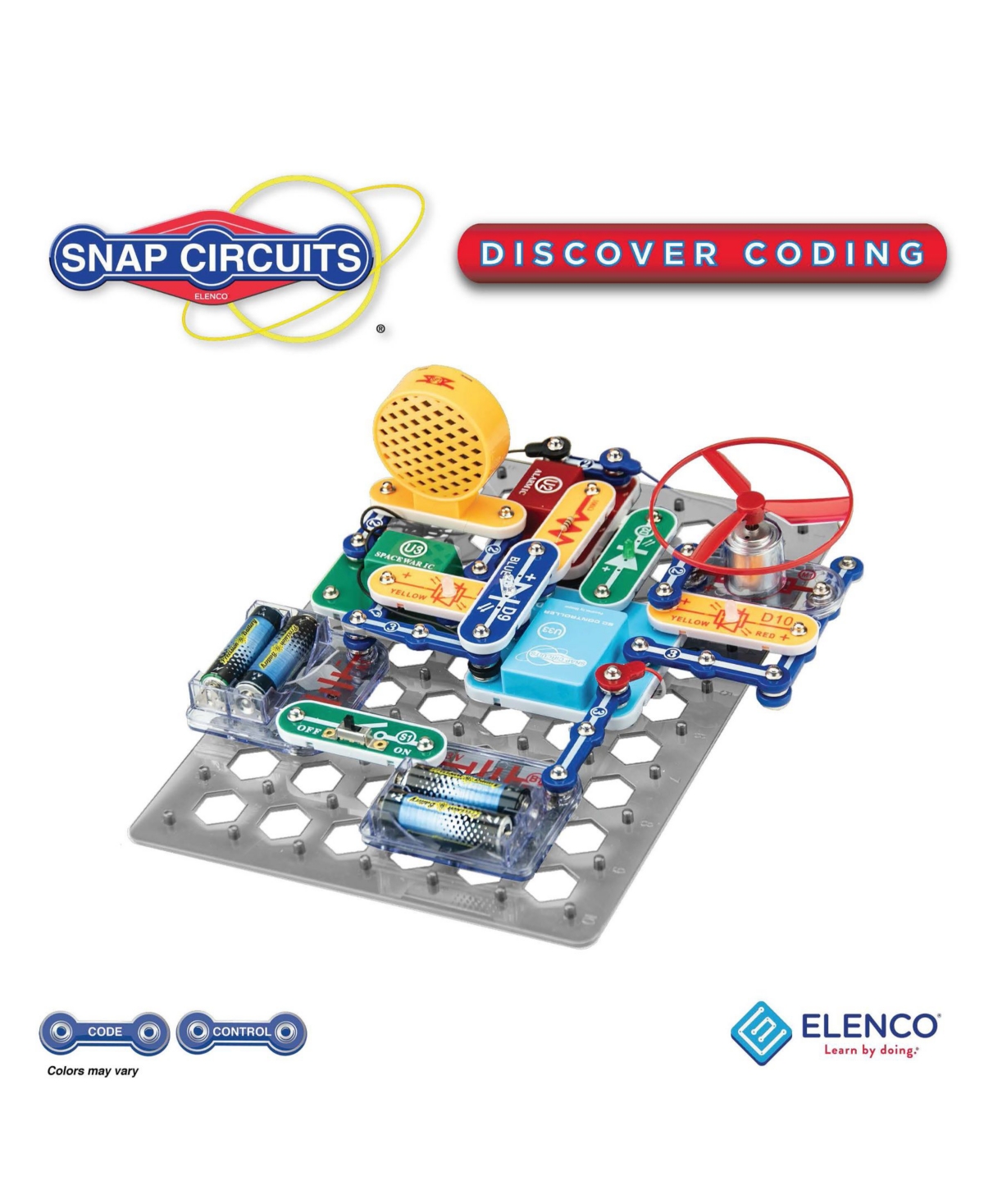 Flat River Group Snap Circuits Discover Coding Stem Learning Toy In Open Misce