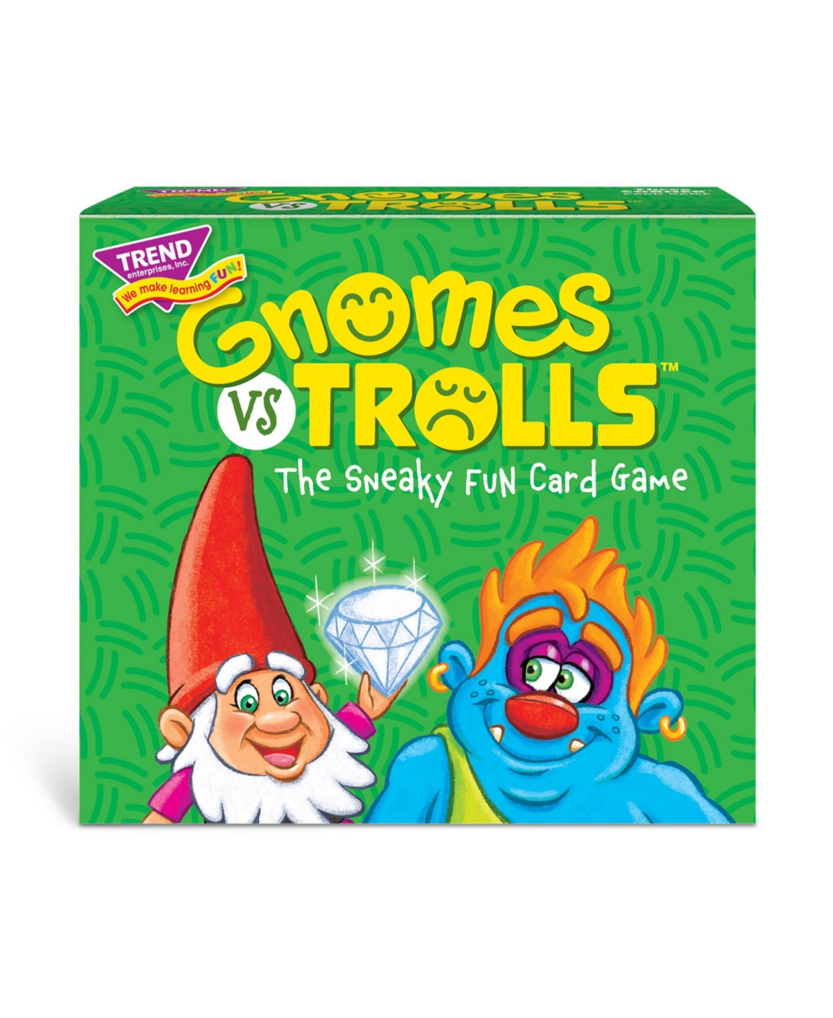 Trend Enterprises Gnomes Vs Trolls Three Corner Card Game In Open Misce