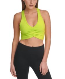 Sport Ruched Racerback Low Impact Sports Bra