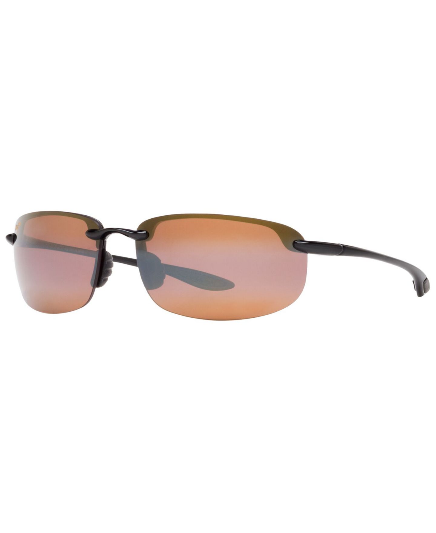 Женские солнцезащитные очки Maui Jim Hookipa Polarized Sunglasses, 407, цвет: Чёрный / Коричневый — фото 3