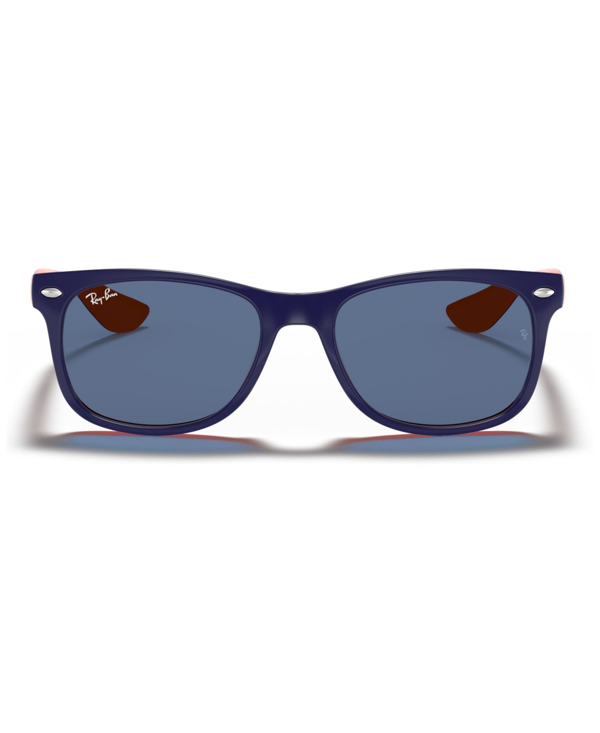 Ray-ban Jr . Kids Sunglasses, Rj9052 New Wayfarer (ages 7-10) In Blue,blue