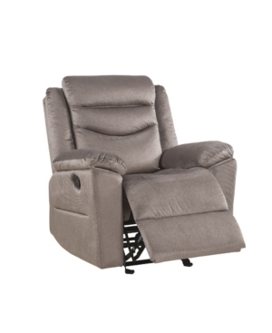 Shop Acme Furniture Fiacre Motion Glider Recliner In Gray