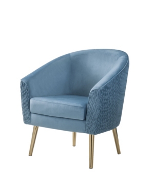 Shop Acme Furniture Benny Accent Chair In Blue