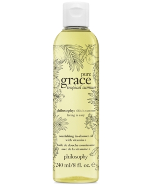 philosophy Pure Grace Tropical Summer Nourishing In-Shower Oil 8-oz