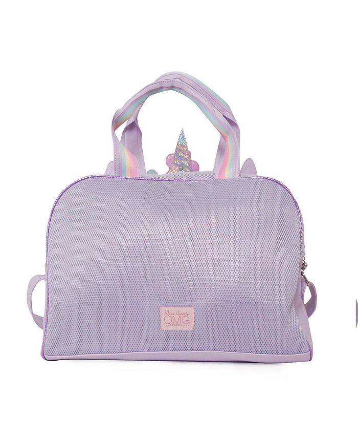Sugar Glitter Queen Unicorn Duffle Bag, Pink - OMG Accessories