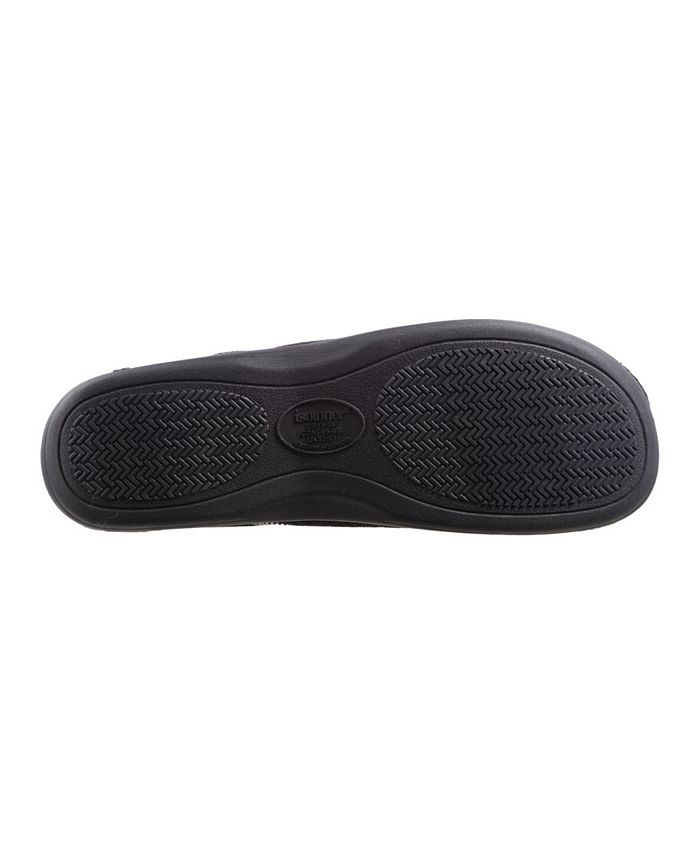 Isotoner Men's Microterry Jared Hoodback Slippers - Macy's