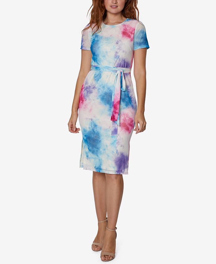 SAGE COLLECTIVE Tie-Dyed T-Shirt Dress - Macy's