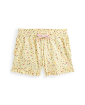 Toddler Girls Floral Jersey Shorts