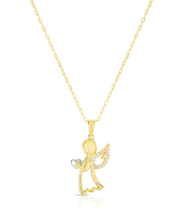 Macys angel necklace cheap