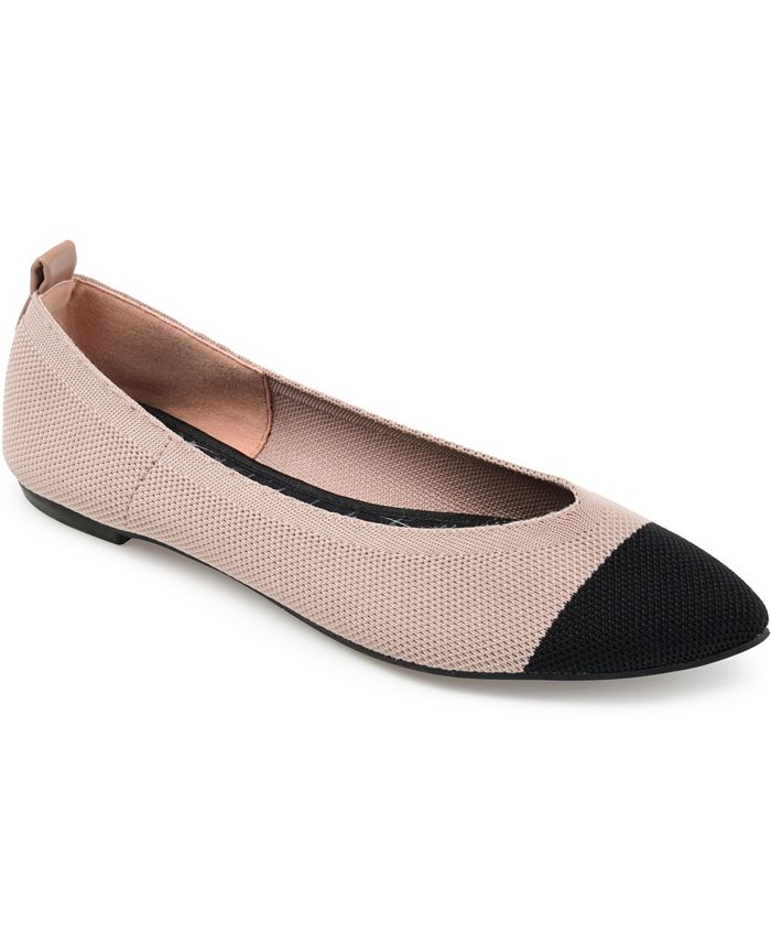 Journee Collection Women's Veata Soft Knit Flats - Macy's