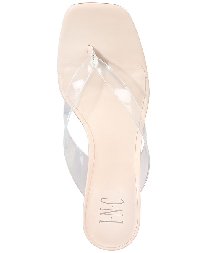 Clear sandals macys sales
