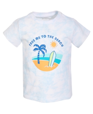 First Impressions Baby Boys Take Me To The Beach Cotton T-Shirt Created for Macy's