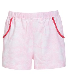 Baby Girls Tie-Dye Cotton Shorts, Created for Macy's