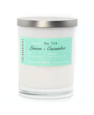Greenmarket Purveying Co. Archivist Lemon And Cucumber Soy Candle, 10 oz