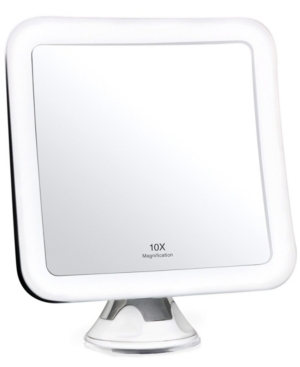 Fancii Mira 10x Lighted Magnifying Makeup Mirror In White