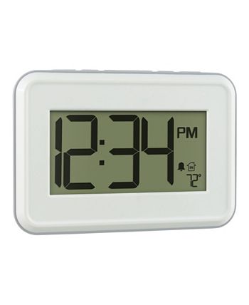 La Crosse Technology Digital Wall Clock with Temperature Countdown ...