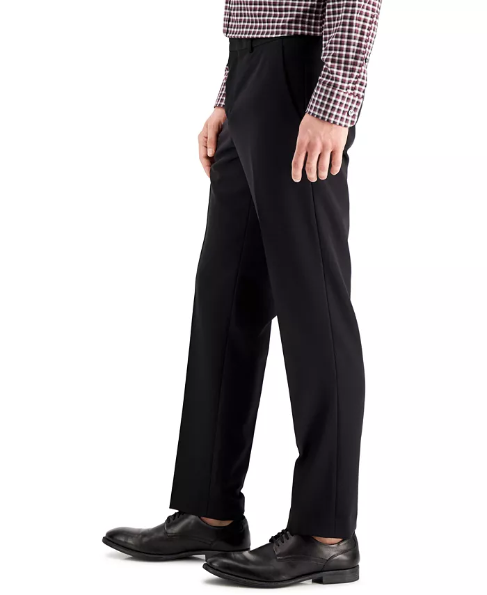 Men's Modern-Fit Stretch Solid Resolution Pants - thumbnail 2