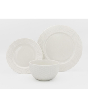 Godinger 18-pc Dinnerware Set, Service For 6 In White