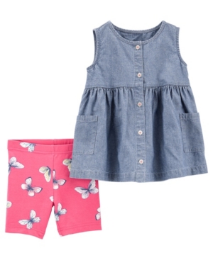 Carter's Baby Girls Tank and Bike Short Set 2 Pieces