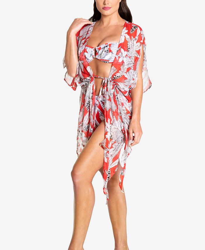 Macy's kimono dress discount