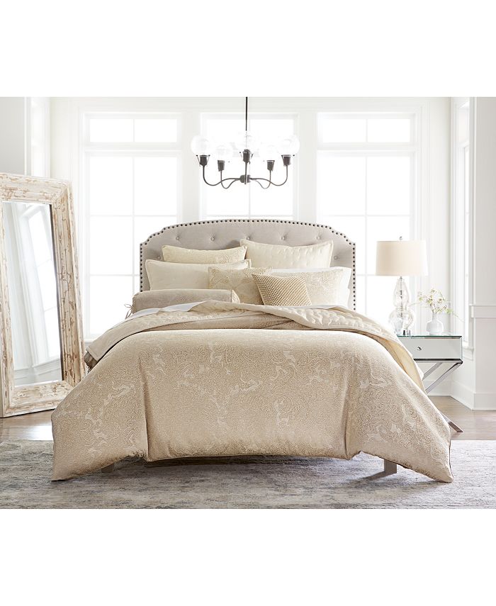 Hotel Collection CLOSEOUT! Engraved Paisley Comforter, Full/Queen