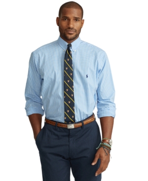 Polo Ralph Lauren Men's Big & Tall Classic-Fit Poplin Shirt