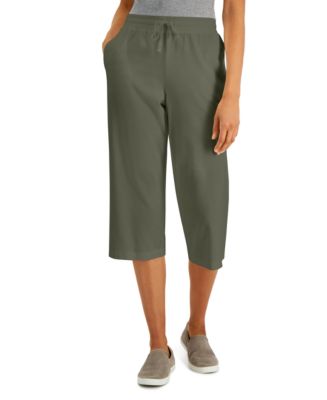 Karen Scott Womens Corduroy Pull On Pants Beige Size Medium main image 0