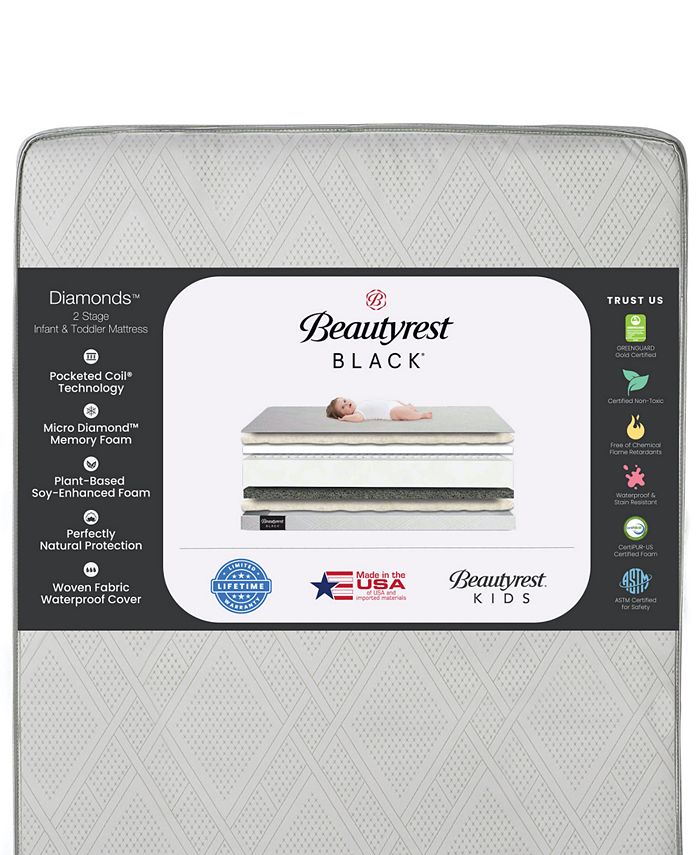 Beautyrest Diamond 2 Stage Crib and Toddler Mattress Macy's