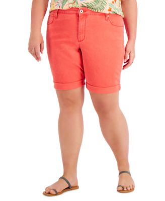 macys plus size bermuda shorts