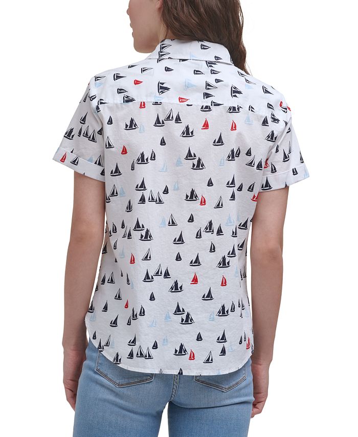 cotton camp shirt women's