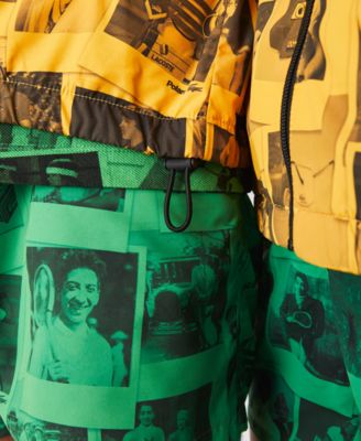 Lacoste Men's L!VE Polaroid Collaboration Printed Hooded Jacket