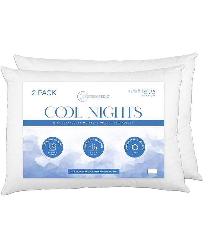 SensorPEDIC Ultra-Fresh Standard Bed Pillows - 4 Pack