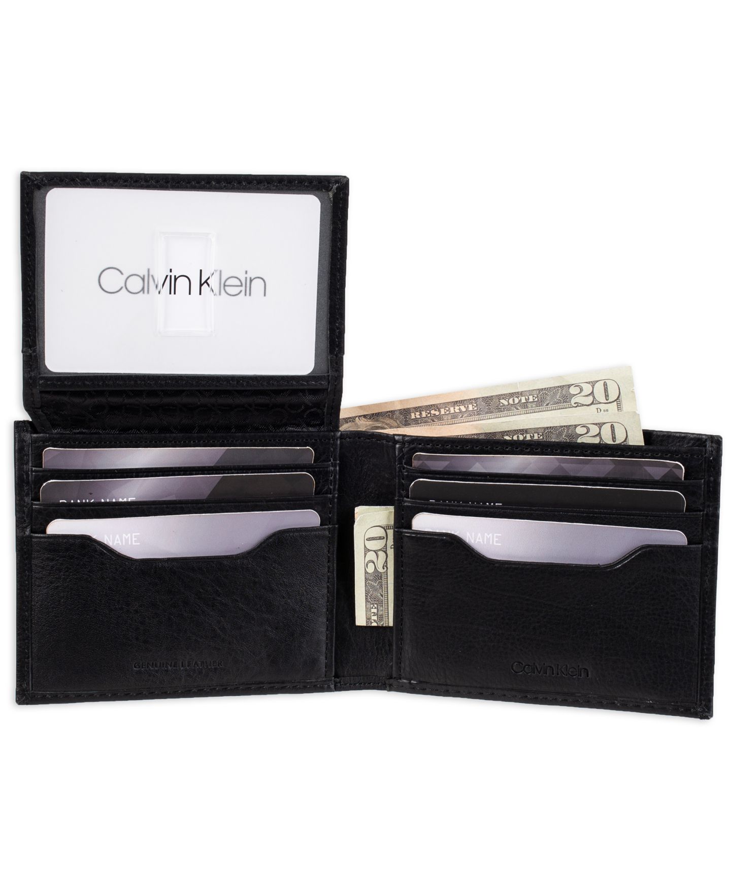 Мужской кошелёк Calvin Klein RFID Passcase Wallet, цвет: Чёрный — фото 6