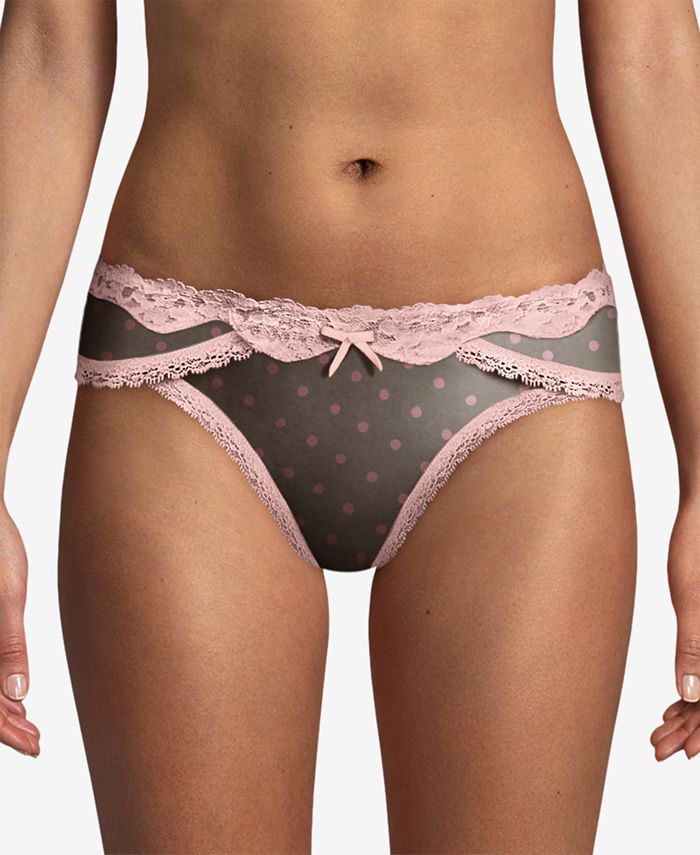 Maidenform Women's LaceTrim Bikini Underwear DM0016 & Reviews Bras