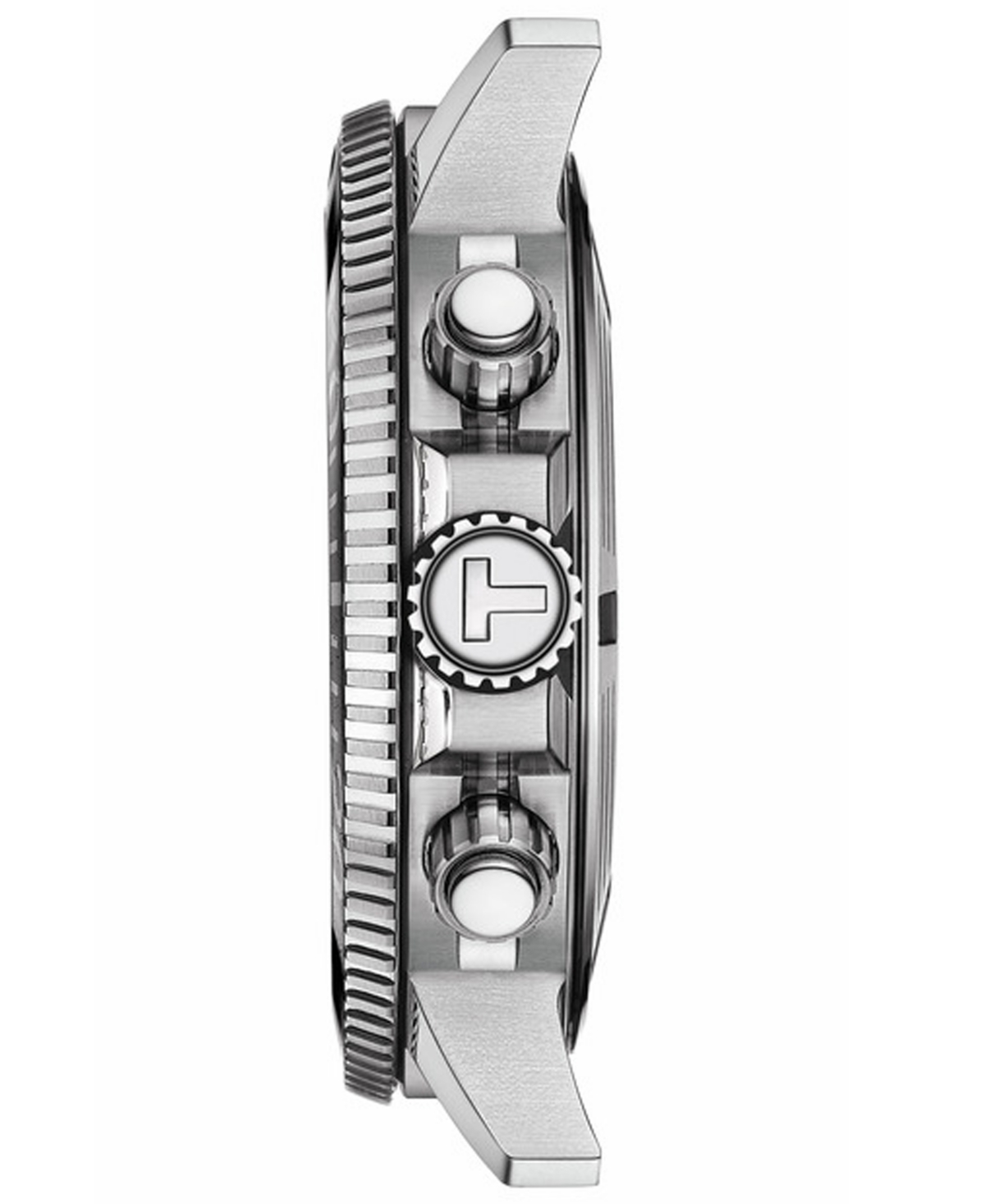 Shop Tissot Men's Swiss Chronograph Seastar 1000 Stainless Steel Bracelet Watch 46mm In Green Gradient