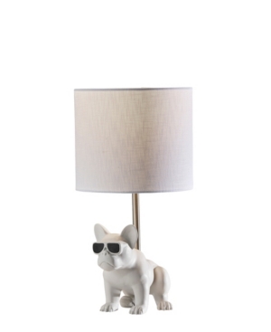 Adesso Sunny Dog Table Lamp In White