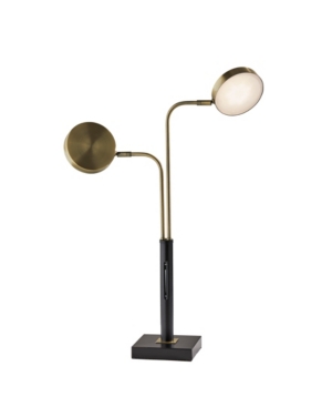 Adesso Rowan Led Desk Lamp With Smart Switch In Black