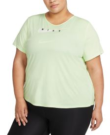 Plus Size Reflective Swoosh Run Top