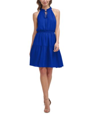 Vince Camuto Petite Smocked Tiered Dress - Macy's
