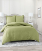 Super Soft Double Brushed Microfiber 3 Pc. Duvet Cover Set, King - Sage