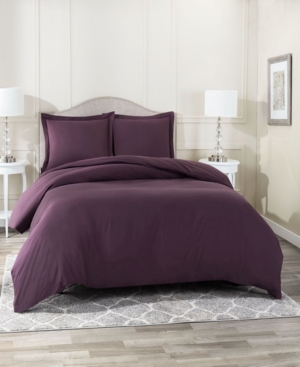 NESTL BEDDING NESLT SUPER SOFT DOUBLE BRUSHED MICROFIBER 2 PC. DUVET COVER SET, TWIN 