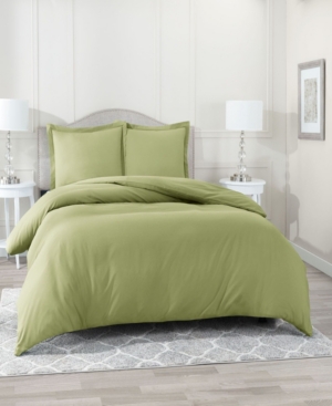 Nestl Bedding Super Soft Double Brushed Microfiber 2 Pc. Duvet Cover Set, Twin Bedding In Sage
