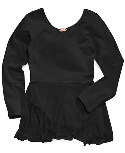 Future Star by Capezio Girls' or Little Girls' Long-Sleeve Skirted Leotard