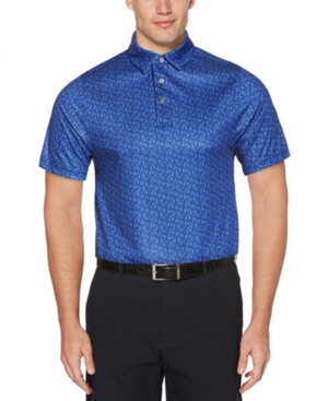 Pga Tour Men's Multi-Color Conversation Golf Polo Shirt
