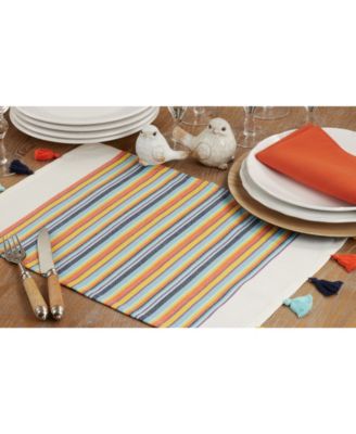 Color Splash Placemat 20" x 14", Set of 4